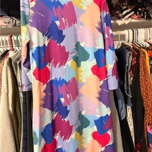 Colorful Abstract Women's Dress